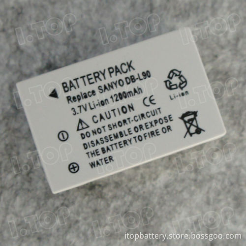 1200mAh digital backup camera battery for Sanyo DB-L90 with best quality! China professional battery !